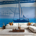 Sailing the Bay Mural Wallpaper - room preview 03
