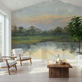 Calm and Still At Sunrise Mural Wallpaper - room preview 03