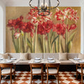 Winter Amaryllis Mural Wallpaper - room preview 03