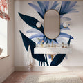 Midnight Blossoms I Mural Wallpaper - room preview 03