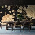 Vintage Peonies Mural Wallpaper - room preview 03