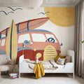Surf Bus No.1 Mural Wallpaper - room preview 03