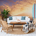 Mountain Twilight Village Mural Wallpaper - room preview 03