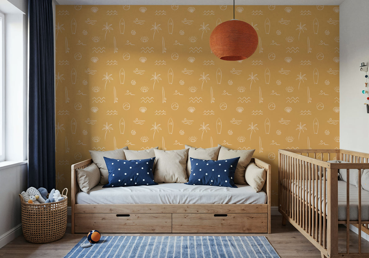 Surf's Up Mural Wallpaper - room preview 03
