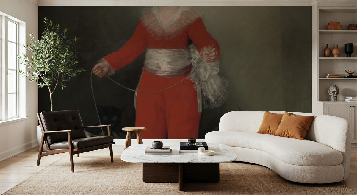 Manuel Osorio Manrique De Zúñiga (Red Boy) Mural Wallpaper - room preview 03