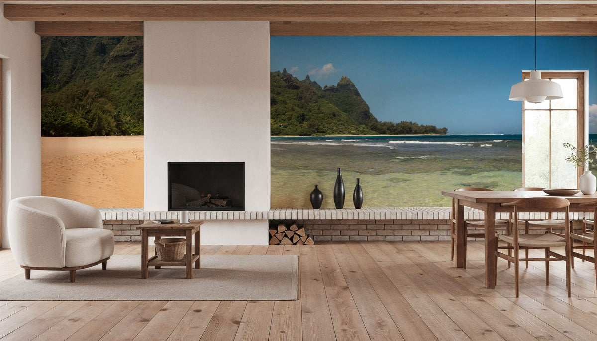 Tunnels Beach Mural Wallpaper - room preview 03