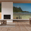 Tunnels Beach Mural Wallpaper - room preview 03