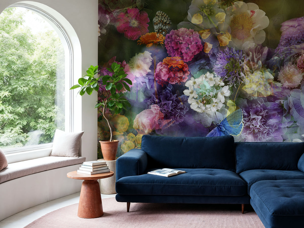 Floralis Mural Wallpaper - room preview 03