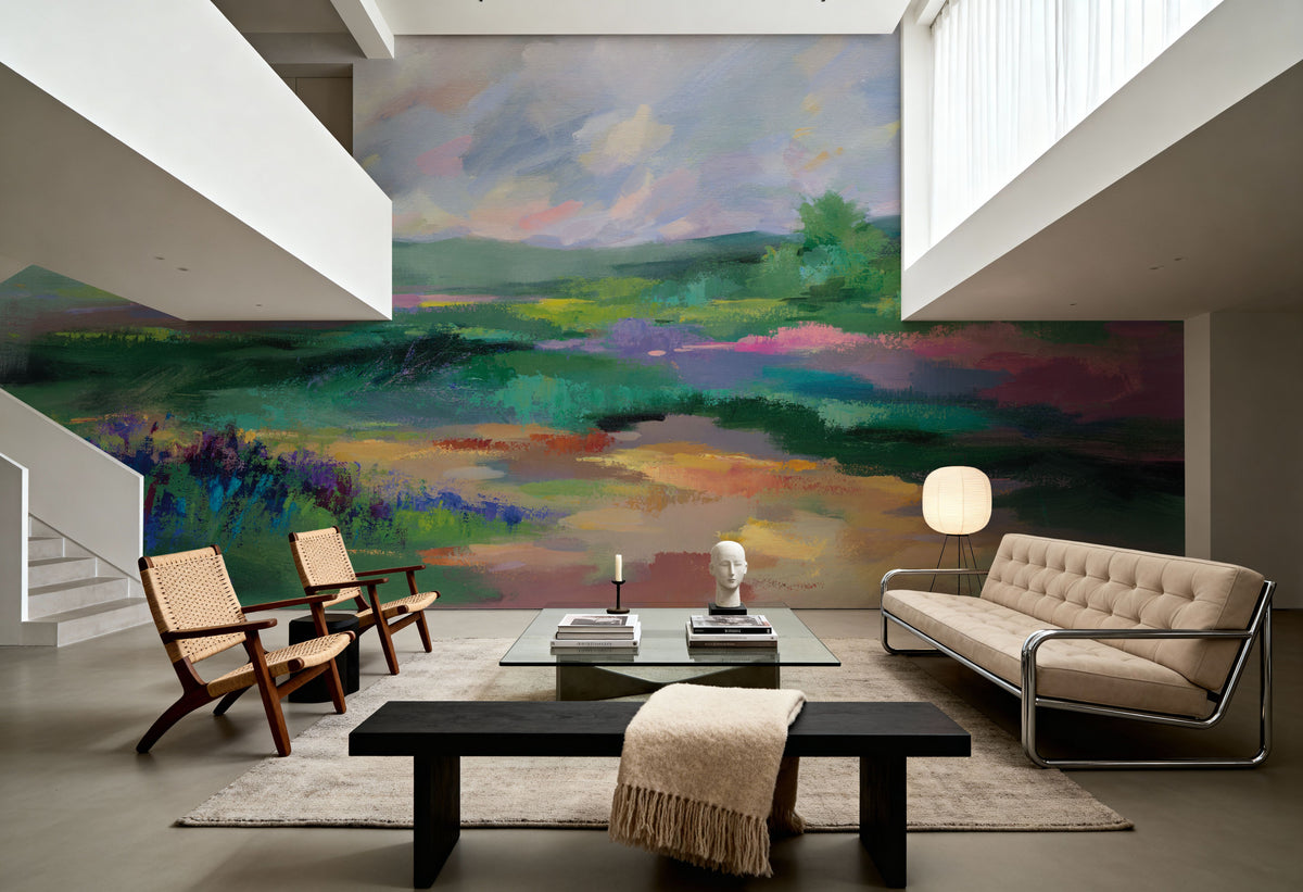 April Bloom Mural Wallpaper - room preview 03