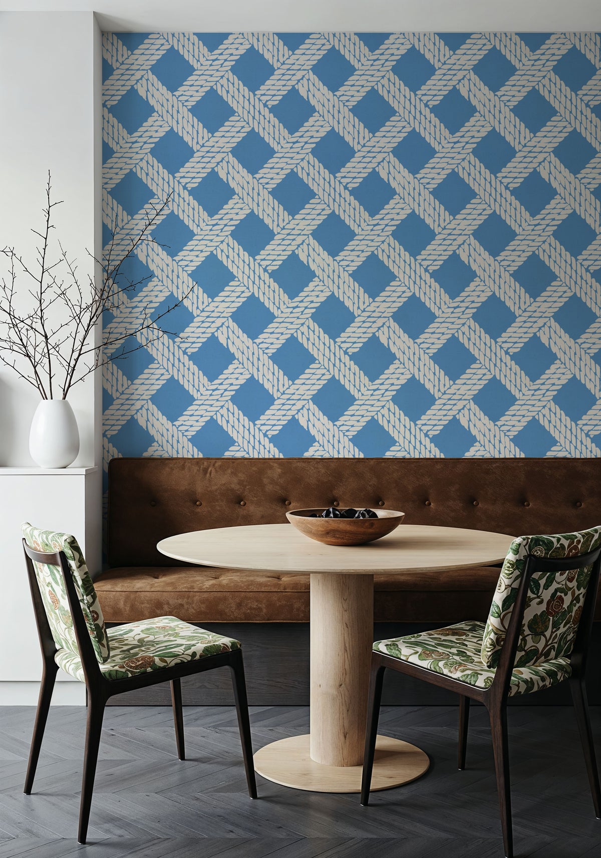 Seafood Shanty Baby Blue I Mural Wallpaper - room preview 03