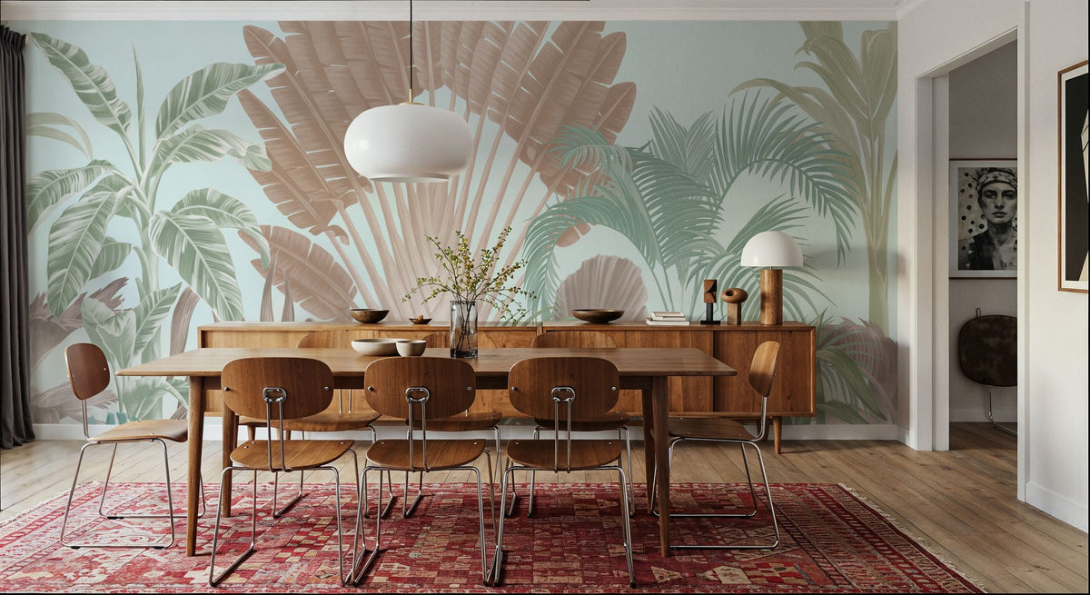 Tropical Crown, Sky Mural Wallpaper - room preview 03
