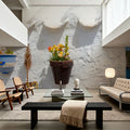 Mediterranean Flower Pots Mural Wallpaper - room preview 03