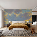 Twilight Reflections Mural Wallpaper - Neutral Tone - room preview 03