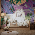 Horses in the Mountains Mural Wallpaper - room preview 03