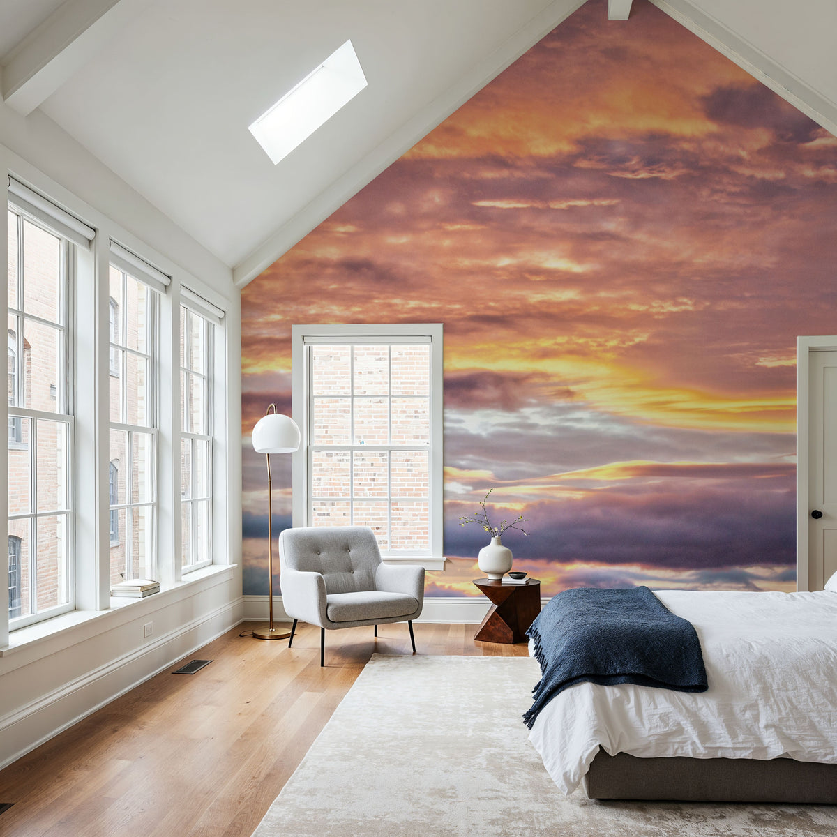 September Skies II Mural Wallpaper - room preview 03