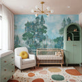Treehouse Neighborhood Cool Mural Wallpaper - room preview 03