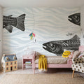 Fly Fishing III Mural Wallpaper - room preview 03