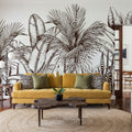 Tropical Palm Forest Mural Wallpaper - room preview 03