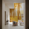 Golden Forest Trail Mural Wallpaper - room preview 03