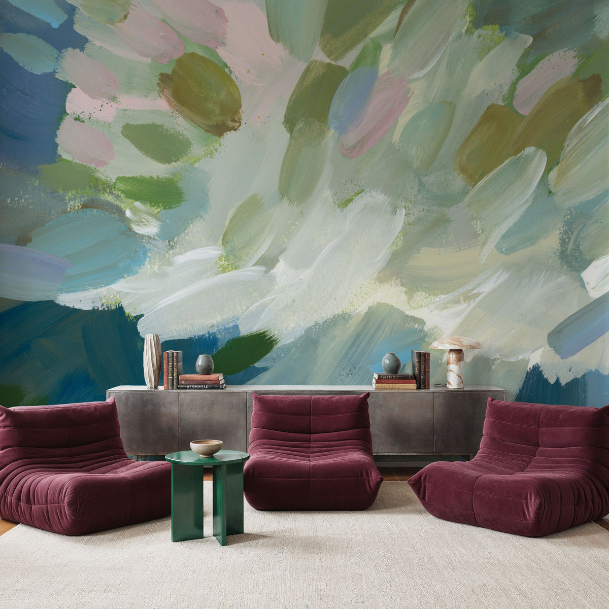 Bold Meadow Mural Wallpaper - room preview 03