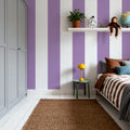 Circus Stripes, Purple Mural Wallpaper - room preview 03