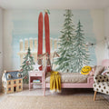 Winter Stroll IV Mural Wallpaper - room preview 03