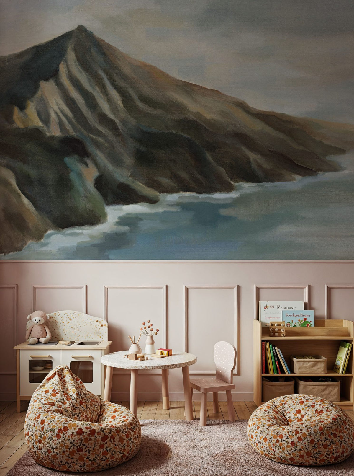 Ragged Beach Mural Wallpaper - room preview 03