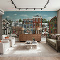 Christmas Village II Mural Wallpaper - room preview 03
