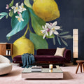 Lemon Branches II Mural Wallpaper - room preview 03