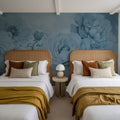 Transcendent Peony, French Blue Mural Wallpaper - room preview 03