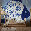 Coastal Chinoiserie I Mural Wallpaper - room preview 03