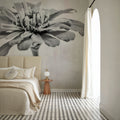 Wonderful Wildflowers IX Neutral Mural Wallpaper - room preview 03