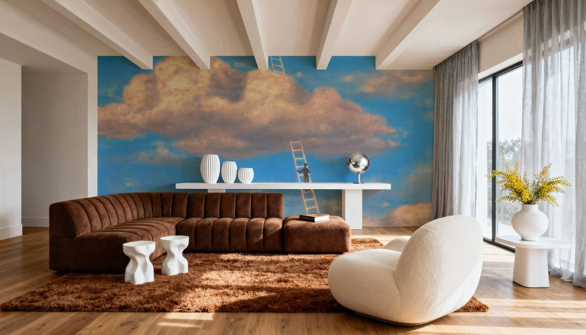 Sky Ladder Mural Wallpaper - room preview 03