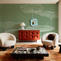 Pond Leaves Mural Wallpaper - room preview 03