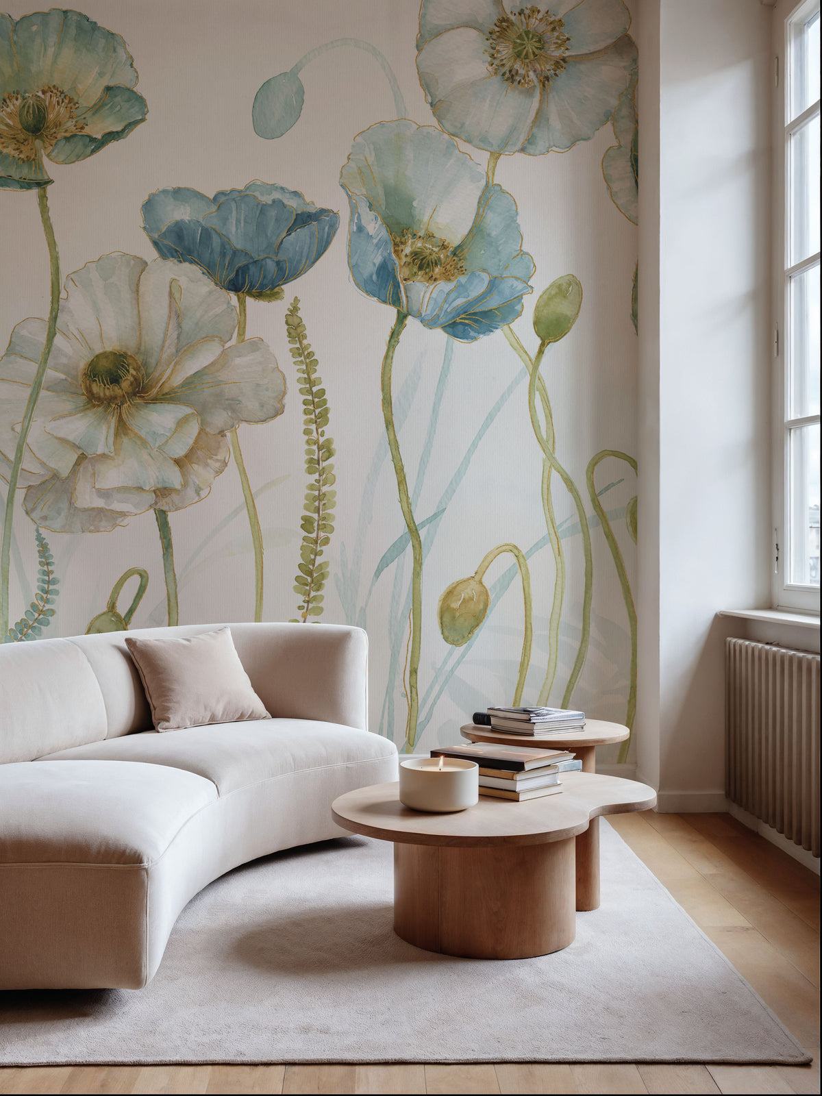 My Greenhouse Flowers I Mural Wallpaper - room preview 03