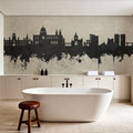 Galway Ireland Skyline Concrete Mural Wallpaper - room preview 03