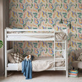 Rainbow Swirls Mural Wallpaper - room preview 03