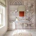 Flower Mountain, Beige Mural Wallpaper - room preview 03