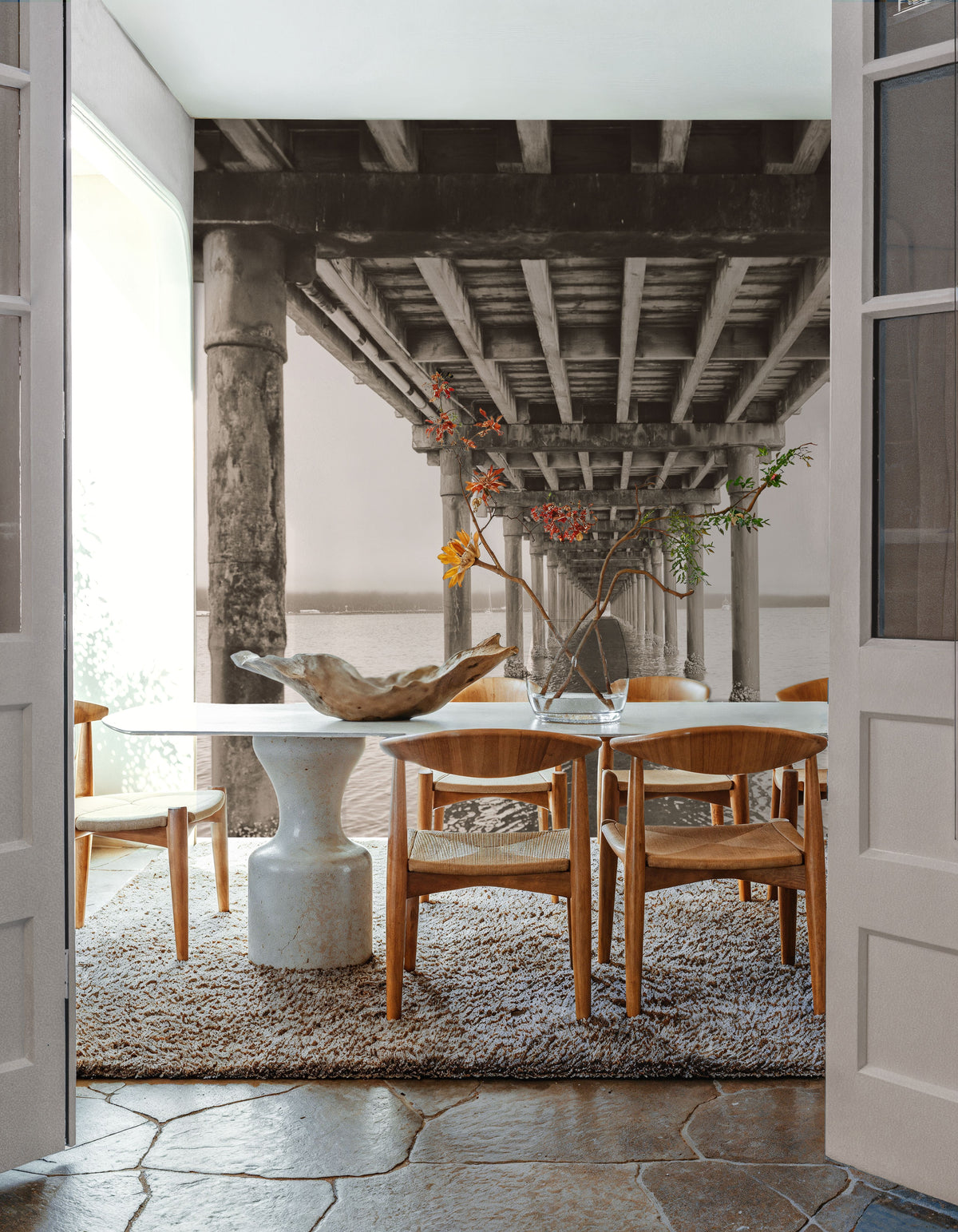 Pacific Pier Mural Wallpaper - room preview 03