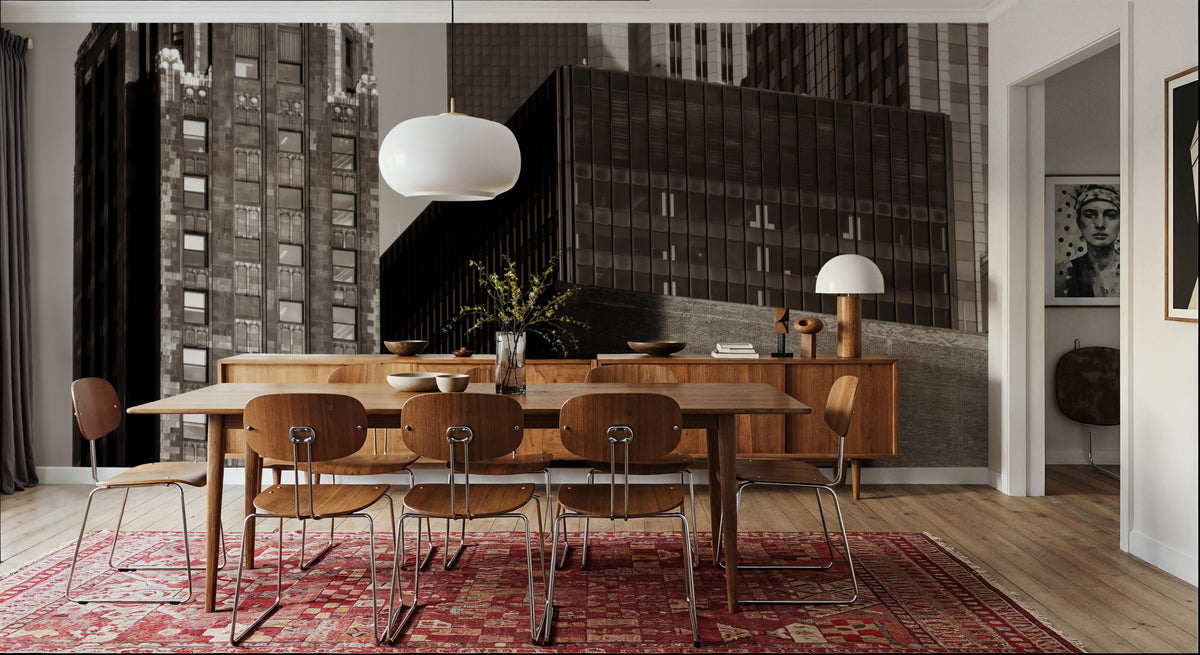 Chicago Skyline VII Mural Wallpaper - room preview 03