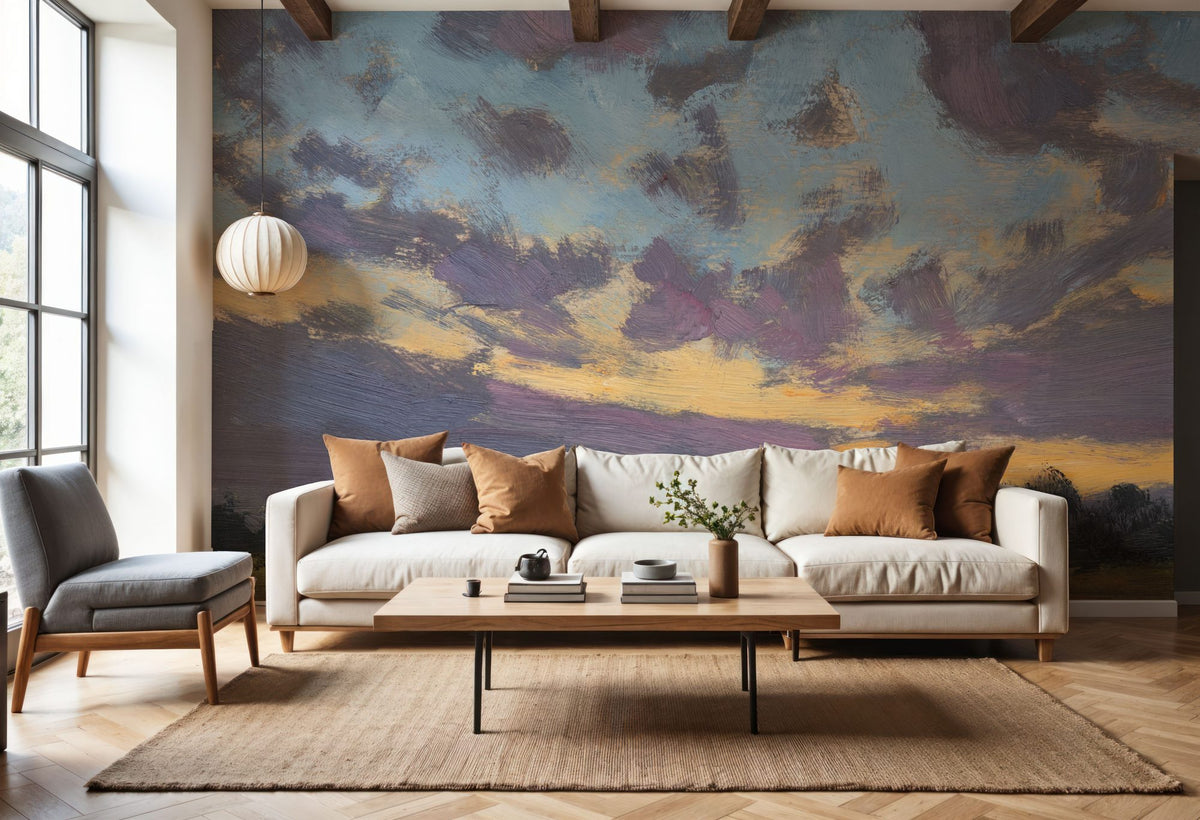 Sweeping Sunset Mural Wallpaper - room preview 03