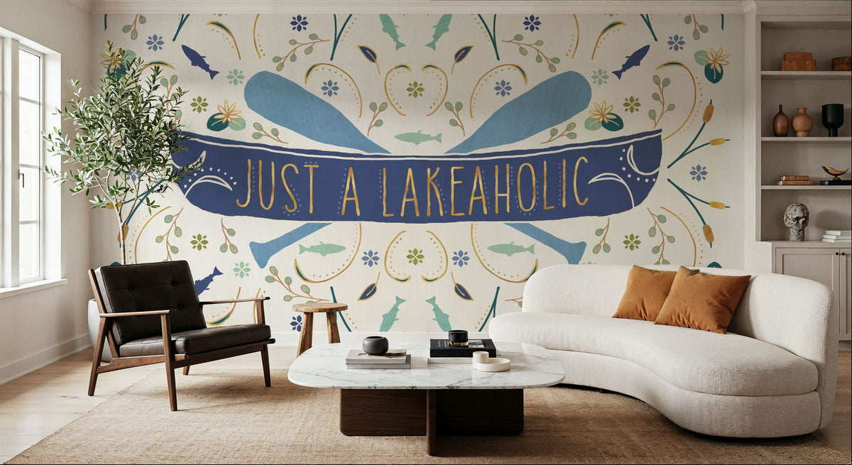 Otomi Lake I Mural Wallpaper - room preview 03