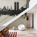 Ras Al Khaimah Skyline Concrete Mural Wallpaper - room preview 03