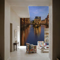 Canal Twilight Mural Wallpaper - room preview 03