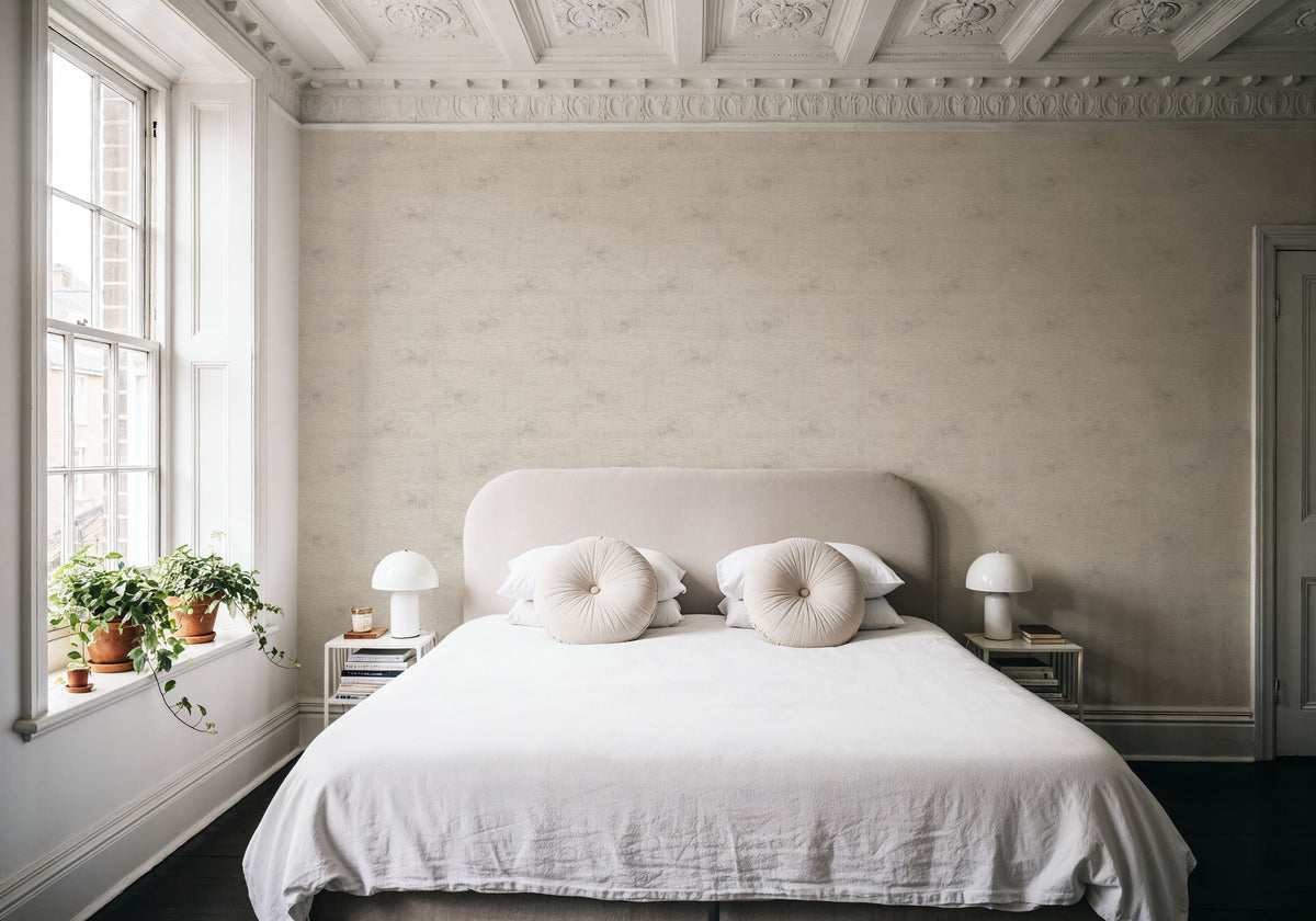 Country Wood Beige Mural Wallpaper - room preview 03