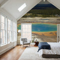 Midway Geyser Basin Mural Wallpaper - room preview 03