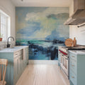 Coastal Blues II Mural Wallpaper - room preview 03