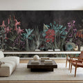 Field of Dreams Dark Red Mural Wallpaper - room preview 03