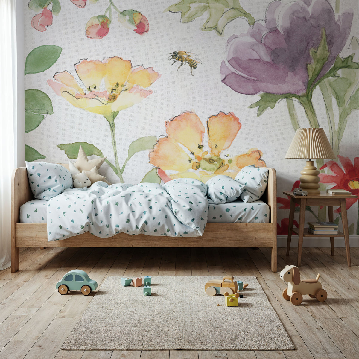 Soft Meadow III Mural Wallpaper - room preview 03