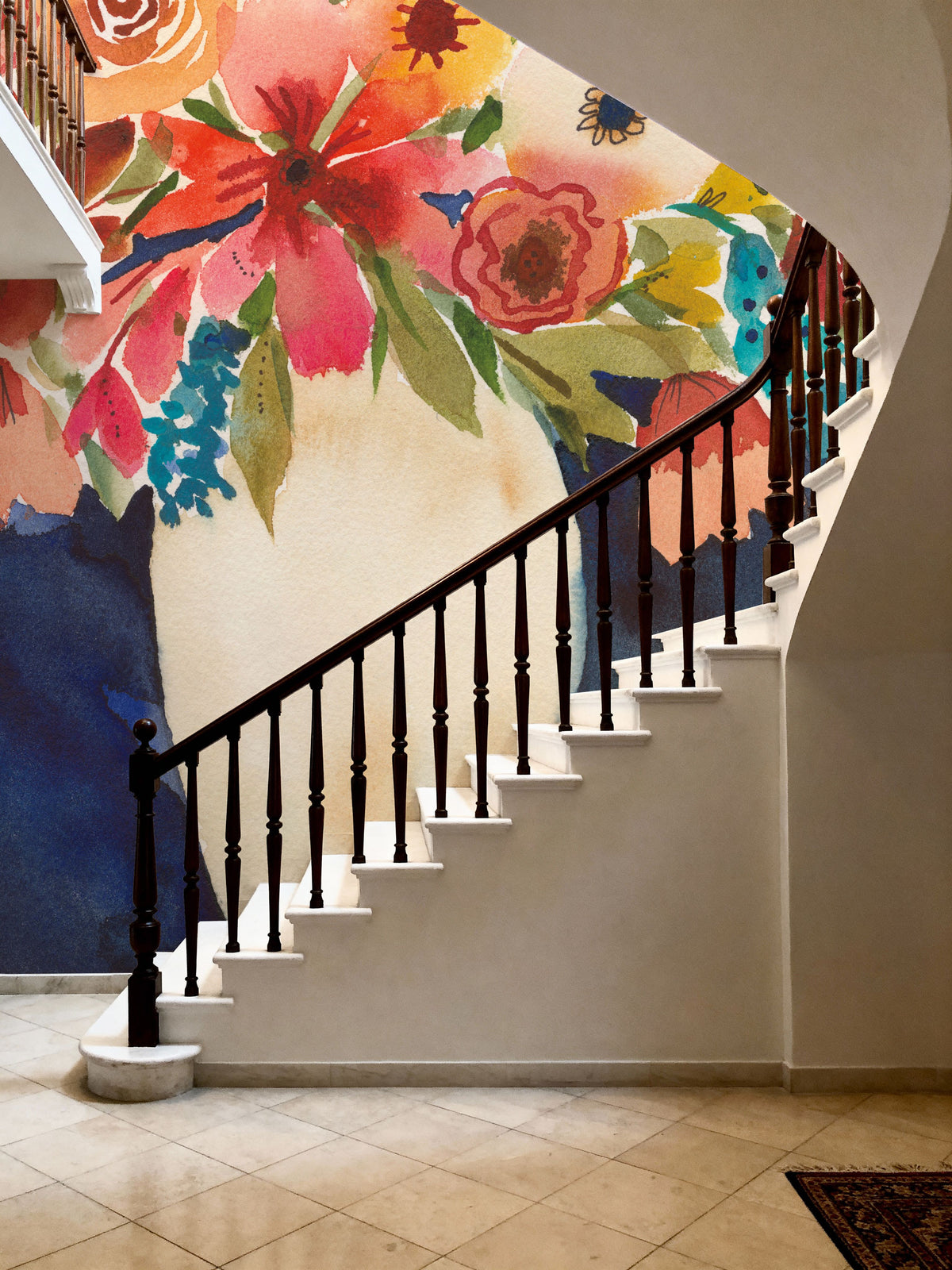 Floral Beauty II Mural Wallpaper - room preview 03